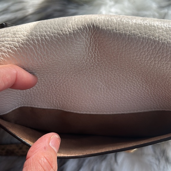 Coach Marlie Top Handle Satchel pebbled leather with Snakeskin detail, EUC - Picture 16 of 17